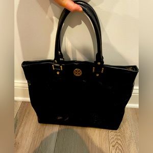 Black Tory Burch Tote Bag